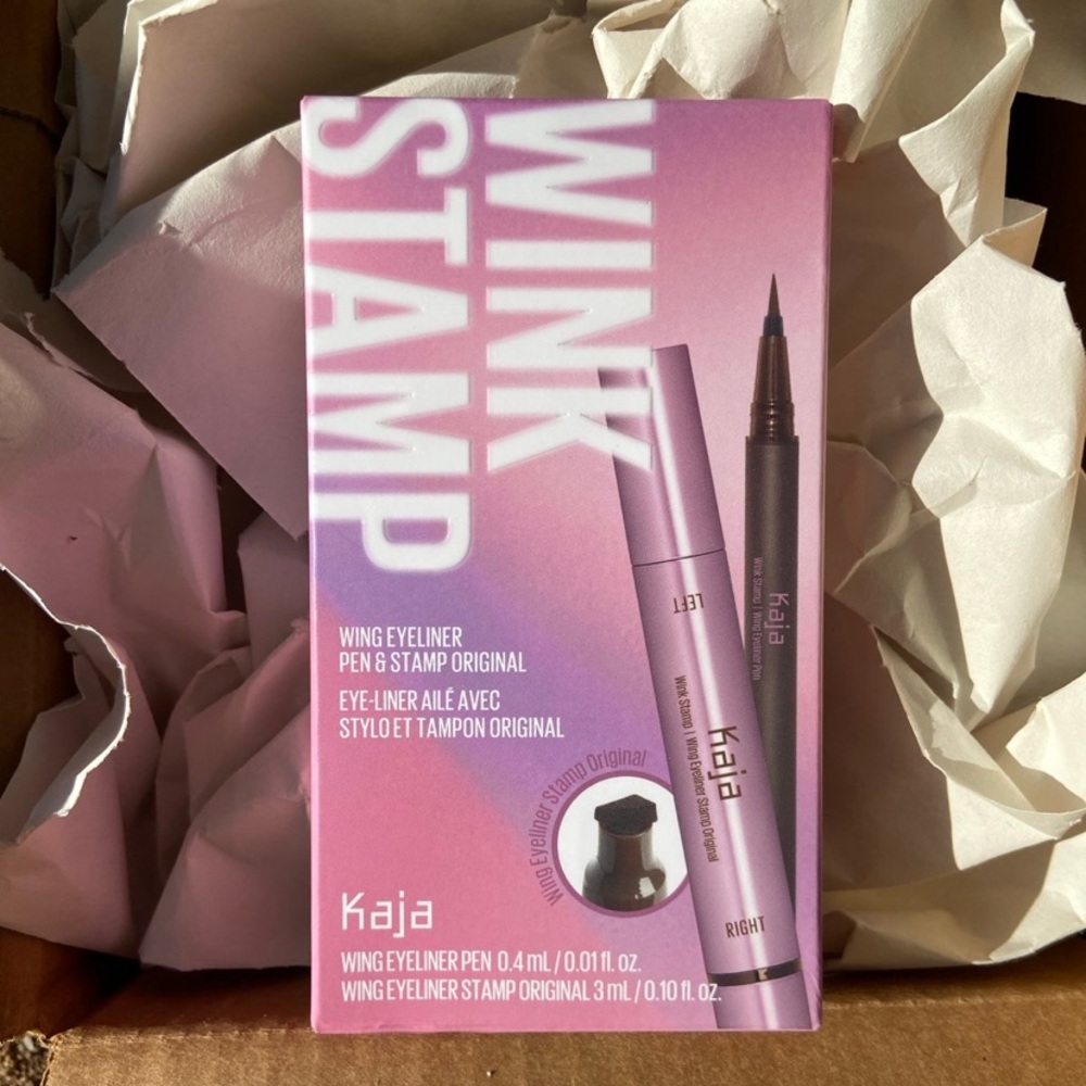 New Kaja Wink Stamp Original Waterproof Wing Eyeliner Stamp & Pen